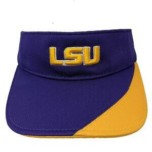 LSU Tigers NCAA Going Yard Visor Purple Gold OSFM Embroidered Adjustable Hat